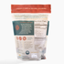 The back of a pouch of Denver Bone Broth Classic Buffalo Bone Broth, displaying nutrition facts and more.